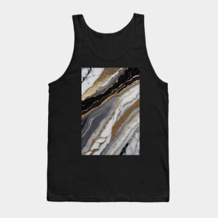 Golden marble design Tank Top